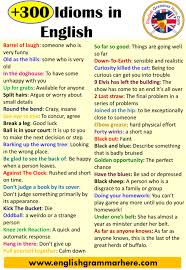 Idioms And Phrases With Meanings And Examples Pdf English Grammar Here In 2020 Idioms And Phrases English Idioms English Vocabulary Words