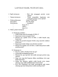 We did not find results for: Contoh Format Laporan Hasil Wawancara Nusagates