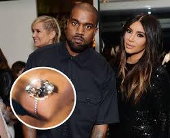 The famous hitmaker returned to california from his wyoming ranch. Kim Kardashian S Flawless Diamond Ring Was Designed Just For Her By Kanye West Capital