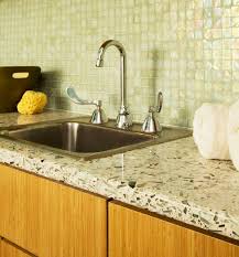 recycled glass countertops