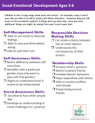Social Emotional Development 5 6 Years Old Social Emotional Development Emotional Development Social Emotional