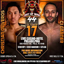 Art - In the bantamweight division of AOW Kickboxing, Christian ...