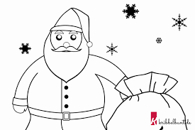 Guten tag, ich bin der nikolaus nikolauslied: Weihnachtsmann Vorlage Zum Ausdrucken Pdf Kribbelbunt