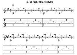Silent Night Chords Easy Guitar Christmas Song Arrangements Guitar Tabs Songs Easy Guitar Guitar For Beginners
