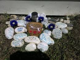 Male Remembrance Birthday Of A Dead Loved One Memorial Love Messages On Rocks For Our Deceased Loved One Memorial Keepsakes Birthday In Heaven Memorial Gifts
