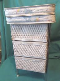 Vintage Badger Wicker Doll Nursery Changing Table 1960 S Nursery Changing Table Vintage Baby Retro Baby