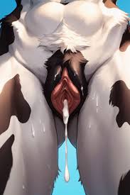 horny cow pussy furry AI porn- sexy pussy