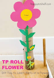 Tp Roll Parts Of A Flower Learning Toy Parts Of A Flower Preschool Crafts Preschool Learning Toys