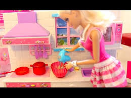 Or best offer +c $29.12 shipping; Barbie Kitchen Set Real Cooking Barbie Dreamhouse Youtube