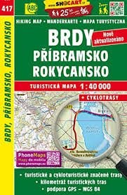 Brdy is a range of hills in the czech republic, forming a long massif stretching for c. Brdy Pribramsko Rokycansko Brdy Pribram Rokytzan Wander Radkarte 1 40 000 Shocart Wander Radkarte 1 40 000 Tschechien Band 417 Amazon De Shocart Spol S R O Bucher