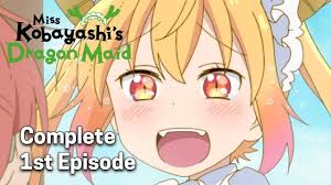 The series began serialization in futabasha's monthly action magazine since may 2013 and is licensed in north america by seven seas entertainment. Miss Kobayashi S Dragon Maid Ep 1 The Strongest Maid In History Tohru Well She Is A Dragon Youtube