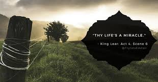 Thy Lifes A Miracle King Lear Act 4 Scene 6 Shakespearesunday Photo By Sebastianunrau Williamshake William Shakespeare Quotes Instagram Play Quotes