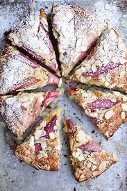 Rhubarb Almond Cake Floating Kitchen Recipe Rhubarb Recipes Recipes Food