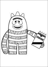 Search images from huge database containing over 620,000 coloring pages. Yo Gabba Gabba Coloring Page