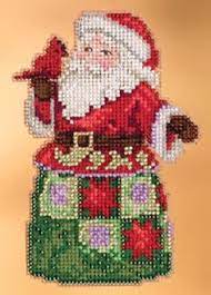 Gift bearing santa cross stitch kit mill hill 2020 jim shore js202015. 610 Mill Hill Santa Cross Stitch Ideas Santa Cross Stitch Cross Stitch Beaded Cross Stitch