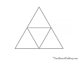 Legend Of Zelda Triforce Symbol Stencil Free Stencil Gallery Triforce Symbol Triforce Legend Of Zelda