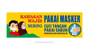 Choose from 70+ masker graphic. Cetak Spanduk Pedagang Wajib Pakai Masker Protokol Kesehatan Custom Di Chat Lazada Indonesia
