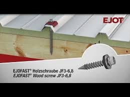Ejofast Holzschraube Jf3 6 8 Youtube Holz Unterkonstruktion Verzinkter Stahl
