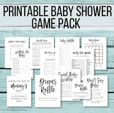 Check out our tool to learn more about what you'll need. 11 Printable Baby Shower Games Mini Game Pack Print It Baby