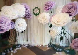 If your a bride on a budget then diy centerpieces will no doubt be your best friend! Paper Party Supplies Interior Rose Giant Flowers For Wedding Decoration Large Paper Flowers For The Photo Zone Wedding Decor Baby Room Decor Origami