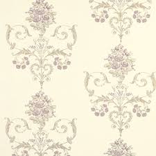 Henrietta Lavender Floral Wallpaper Wallpaper Stores Purple Flowers Wallpaper Shabby Chic Paper