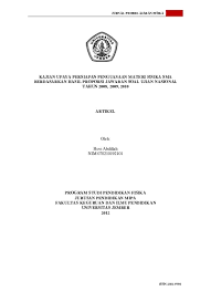 Maybe you would like to learn more about one of these? Top Pdf Kajian Upaya Persiapan Penguasaan Materi Fisika Sma Berdasarkan Hasil Proporsi Jawaban Soal Ujian Nasional Tahun 2008 2009 2010 123dok Com