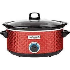 Temp Oos Brentwood 7 Quart Slow Cooker Red 3 Heat Settings For 11 24 Free Prime Shipping Https T Co Xdxlx Slow Cooker Slow Cooker Crock Pot Slow Cookers