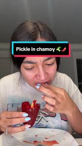 Pickle in chamoy 🥒🌶️🌶️🌶️🌶️🌶️🌶️