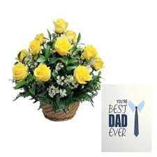 Browse our great selection of roses, with next day delivery available. Buy Send Yellow Roses Basket With Fathers Day Card Online Rs 899 Sendbestgift