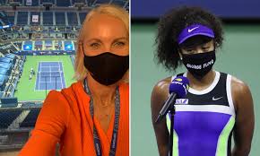Naomi osaka is a japanese professional tennis player. Espn Analyst Under Fire Saying She Couldn T Wait To See Which Name Was To Be Worn By Naomi Osaka Daily Mail Online