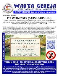 Raya perjuangan jakarta barat telp: Minggu Archives Laman 7 Dari 14 Gbi Bumi Anggrek Rayon 5 Bekasi