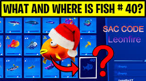 With the release of chapter 2 season 2, epic no longer supports v1 stats. What Where Is Fish 40 In Fortnite Season 5 Snowy Gift Fish Fortnite Youtube