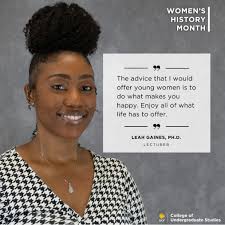 🌟 Join us in celebrating the exceptional women who lead and inspire our  Knights this Women's History Month! Dr. Leah Gaines empowers our next  generation of leaders to reach new heights. Learn