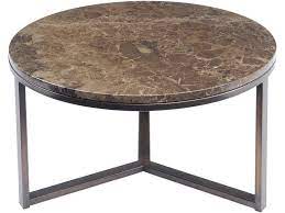 Poly & bark riley marble top rectangle coffee table. Round Brown Marble Coffee Table Emperador Marble Coffee Table Libra