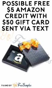 Below are 43 working coupons for 5 amazon gift card code from reliable websites that we have updated for users to get maximum savings. Possible Free 5 Amazon Credit With 50 Gift Card Sent Via Text Selected Accounts Purchase Required Yo Free Samples Amazon Gift Card Free Free Amazon Products Amazon Gift Cards