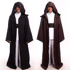New 1pc Star Wars Jedi Sith Hooded Cloak Halloween Cosplay Costume Robe Cape Ebay In 2021 Jedi Costume Sith Costume Jedi Costume Diy