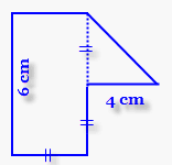 Luas = p x l = 10 cm x 8 cm = 80 cm persegi. Cara Menghitung Luas Gabungan Bangun Datar