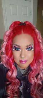 Beauty look with lip color and gloss