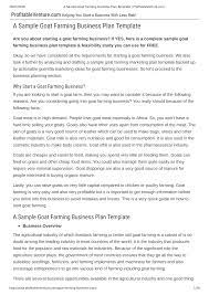 Before starting the business, the company owner will do research on which product line should be chosen to get the most recognition. Https Pdfcoffee Com Download Goat Farming Business Plan Template Pdf Free Html