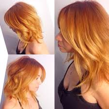 If the hair is orange, and you don't want to lift the orange out with a lightener, then you can consider going for ugly duckling ash colors. Andreamillerhairdotcom Peach Hair Hair Color Balayage Hair Inspiration Color