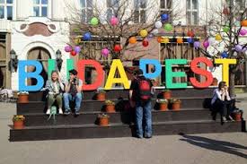 Budapest Captioned From Colorful Letters In Front Of The Gerbeaud Cafe Budapest Spring Fair Activities For Kids