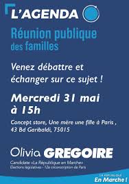 Olivia grégoire, députée lrem, est la compagne de manuel valls. Olivia Gregoire On Twitter Rendez Vous Mercredi A 15h Pour Une Reunion Publique Avec Les Familles Teammacron Lrem Famille Education Enfance Circo7512 12ecirco Https T Co U7xym8vxi5