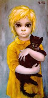 He is a friendly teal balloon who attends elmore junior high. The Stray By Margaret Keane 12 X24 From The Rare Catalog Book Keane Lithographs 1963 Minkshmink Collection Olhos Grandes Margaret Kane Margareth Keane