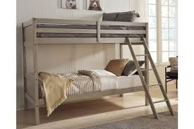 Lettner Twin Twin Bunk Bed With Ladder Ashley Furniture Homestore