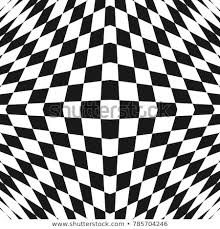 3d Shapes Images Black And White Vector Black And White Geometric Checkered Pattern Abstract Seamless Texture With Square Shapes 3d Optical Illusion Effect Distorted Chessboard Background R