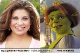 Famous People And Their Cartoon Lookalikes Celebrities Funny Boy Meets World Celebrities
