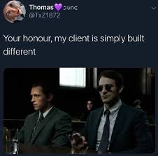 Download or stream the track now, on itunes, apple music, spotify, google music, deezer. Thomas Sunc Txz1872 Your Honour My Client Is Simply Built Different Memes Video Gifs Spicy Memes Funny Memes Haha Memes Hahah Memes Dank Memes Comic Memes Comics Memes Marvel