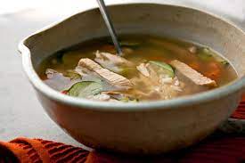Turkey Or Chicken Soup With Lemon And Rice Recipe Recipe Eating Well Recipes Chicken Soup Chicken Soup Recipes