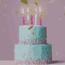 This work will tell them you don't forget their special day, you just cannot celebrate with them. Birthday Cake Gifs Tenor