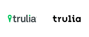 New Logo And Identity For Trulia By Design Studio Word Mark Logo Identity Logo Marker Icon